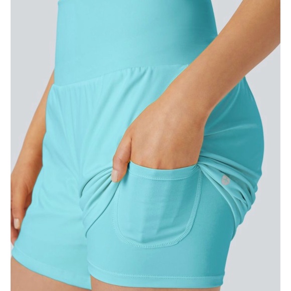 HALARA Set of 3 Super High Waisted Pocket Activewear Yoga 5 Inch Shorts Size M - Picture 4 of 16